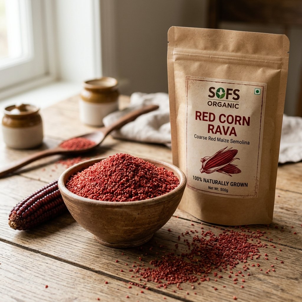 Red corn Rava